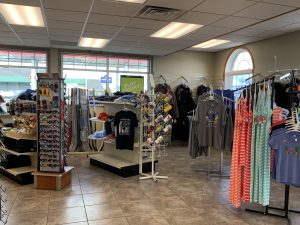 Apparel and accessories section in Cenex