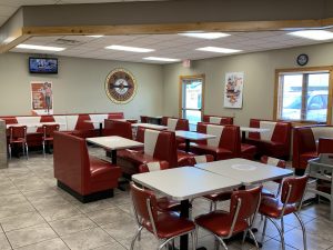 A&W seating area